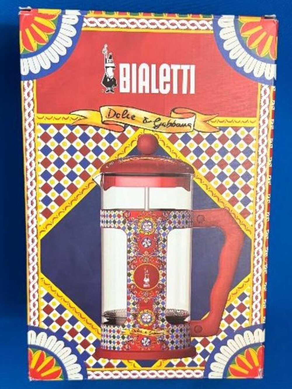 NEW BIALETTI DOLCE & GABBANA GORGEOUS FRENCH PRESS CARRETTO SICILIAN CART